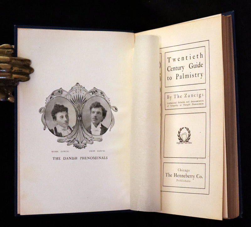 1900 Scarce PALMISTRY Book - Twentieth Century Guide to Palmistry by The Zancigs.