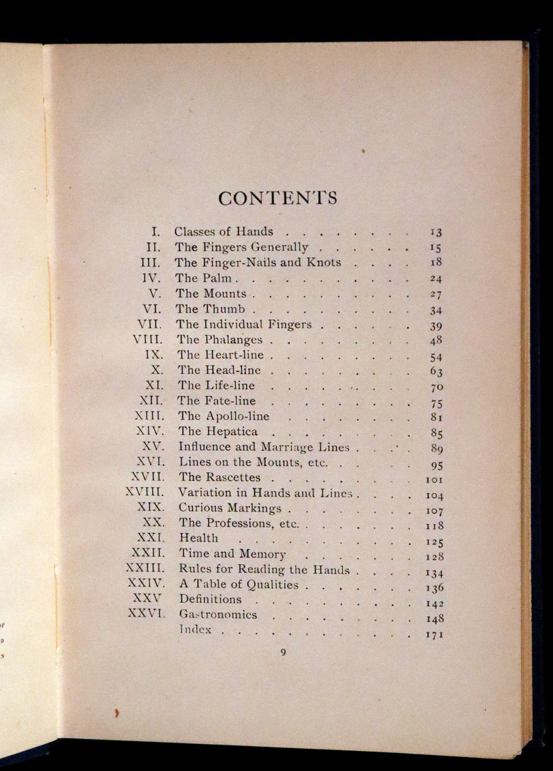 1900 Scarce PALMISTRY Book - Twentieth Century Guide to Palmistry by The Zancigs.