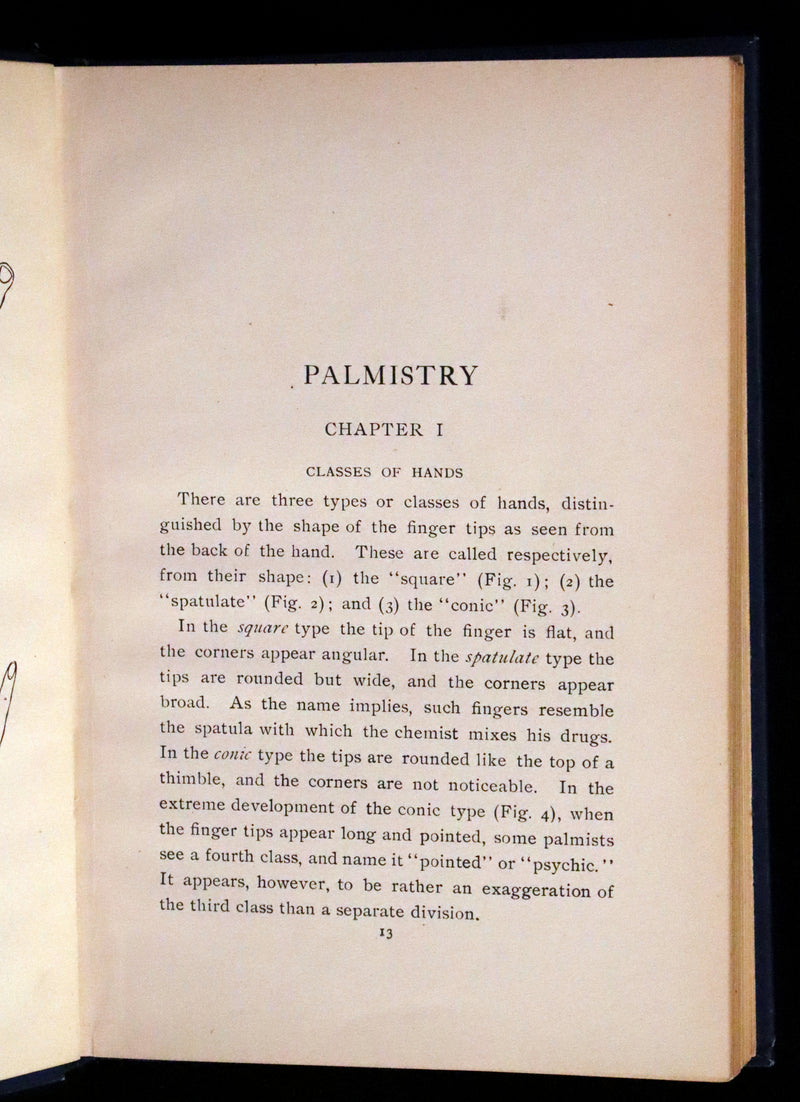 1900 Scarce PALMISTRY Book - Twentieth Century Guide to Palmistry by The Zancigs.