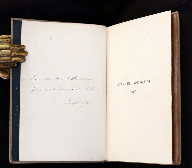 1887 Rare First Edition - Down the Snow Stairs by Alice Corkran illustrated by Gordon Browne.