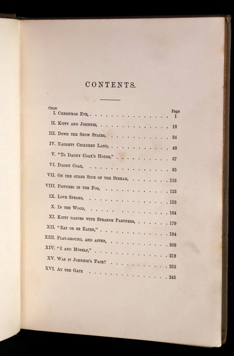 1887 Rare First Edition - Down the Snow Stairs by Alice Corkran illustrated by Gordon Browne.