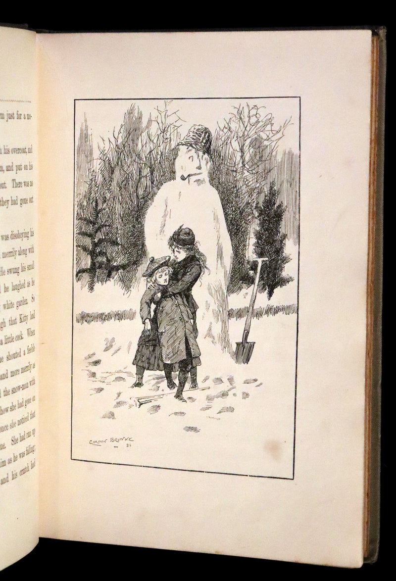 1887 Rare First Edition - Down the Snow Stairs by Alice Corkran illustrated by Gordon Browne.