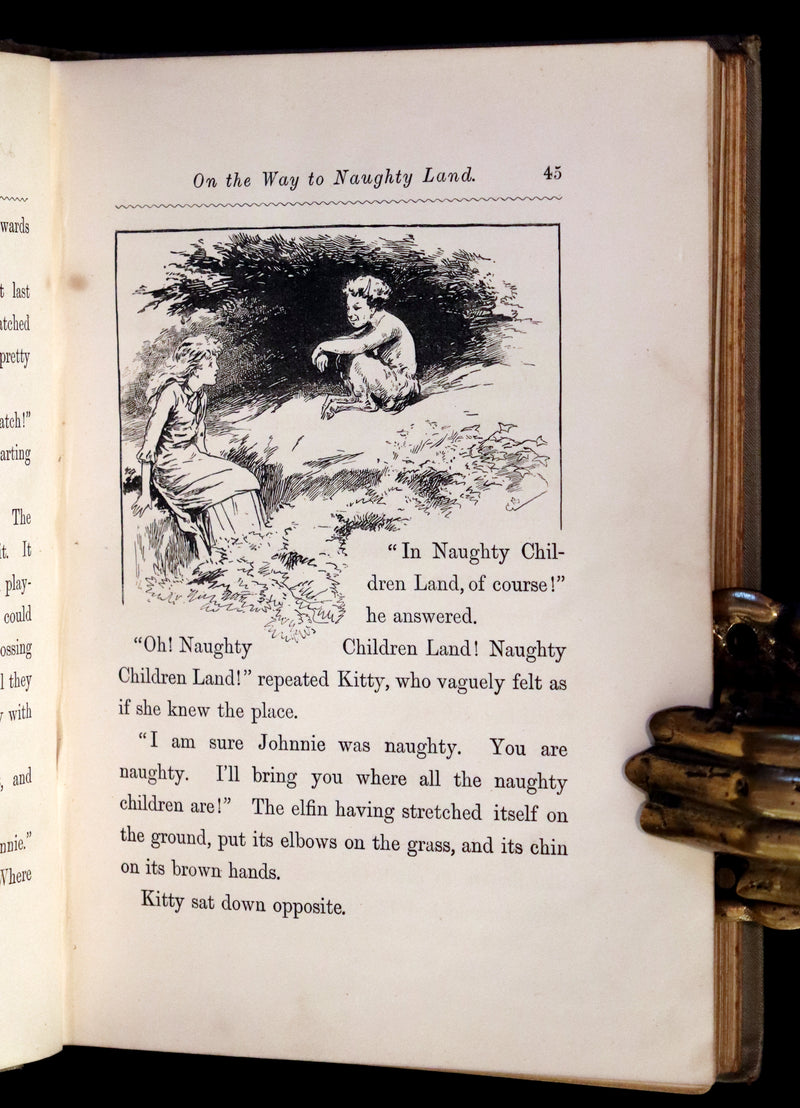 1887 Rare First Edition - Down the Snow Stairs by Alice Corkran illustrated by Gordon Browne.