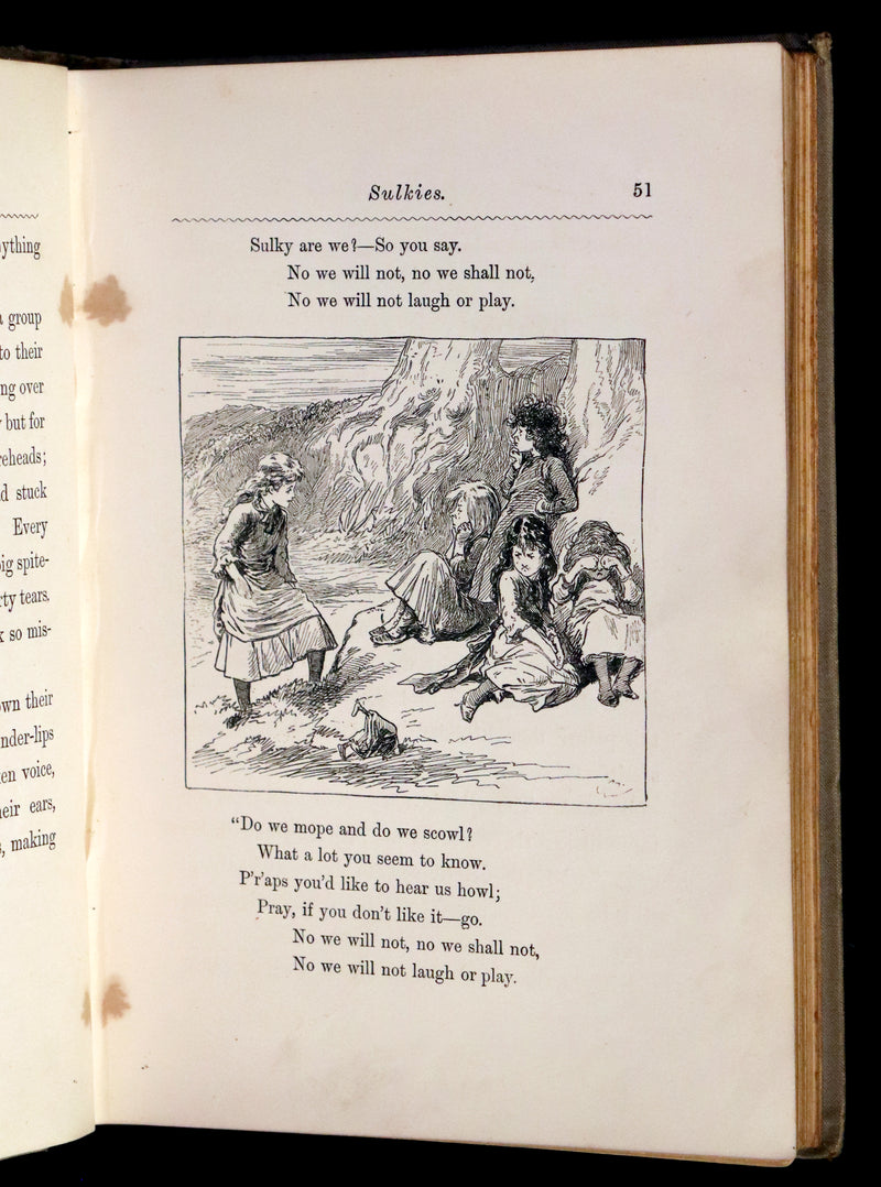 1887 Rare First Edition - Down the Snow Stairs by Alice Corkran illustrated by Gordon Browne.