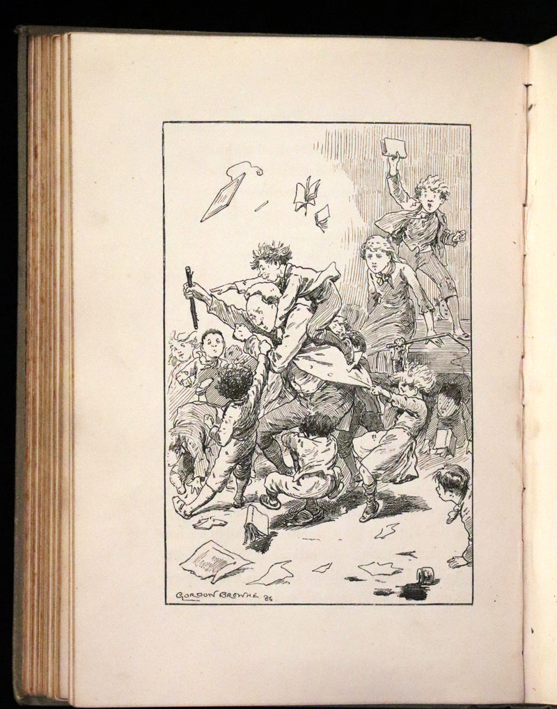 1887 Rare First Edition - Down the Snow Stairs by Alice Corkran illustrated by Gordon Browne.