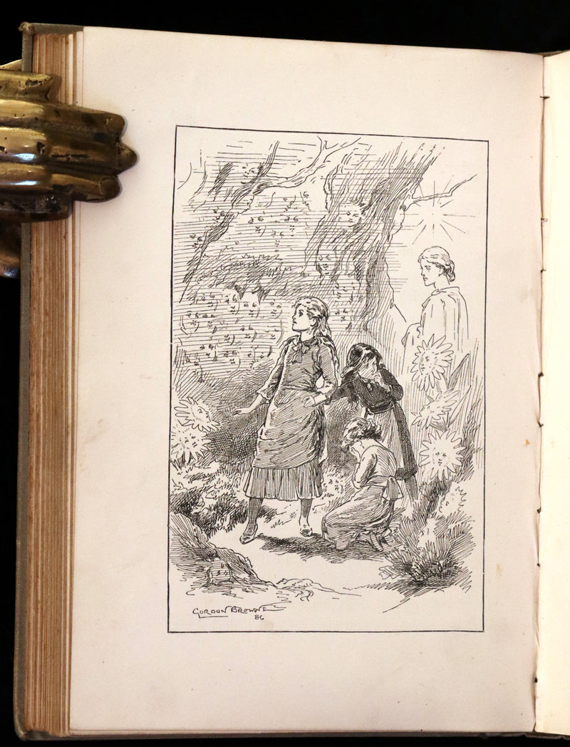 1887 Rare First Edition - Down the Snow Stairs by Alice Corkran illustrated by Gordon Browne.