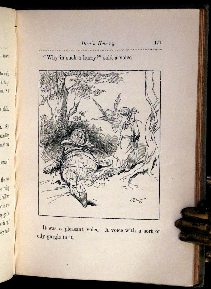 1887 Rare First Edition - Down the Snow Stairs by Alice Corkran illustrated by Gordon Browne.