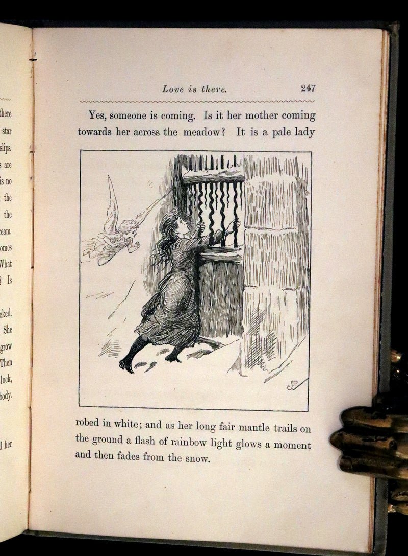 1887 Rare First Edition - Down the Snow Stairs by Alice Corkran illustrated by Gordon Browne.