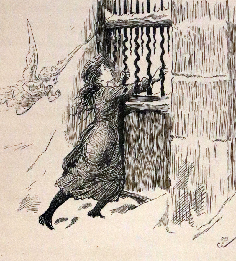 1887 Rare First Edition - Down the Snow Stairs by Alice Corkran illustrated by Gordon Browne.