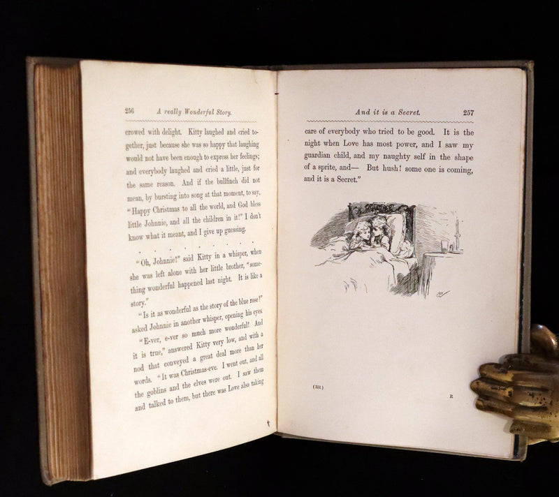 1887 Rare First Edition - Down the Snow Stairs by Alice Corkran illustrated by Gordon Browne.