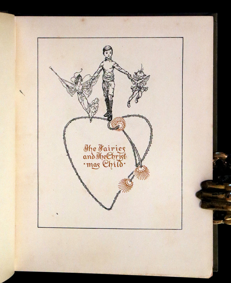 1912 Rare First Edition - The Fairies and the Christmas Child illustrated by Willy Pogany.