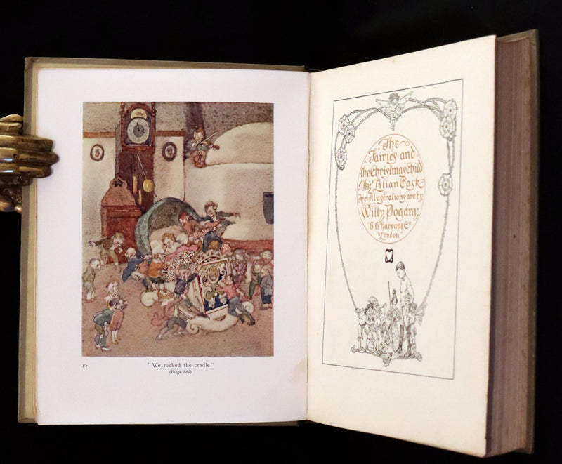 1912 Rare First Edition - The Fairies and the Christmas Child illustrated by Willy Pogany.
