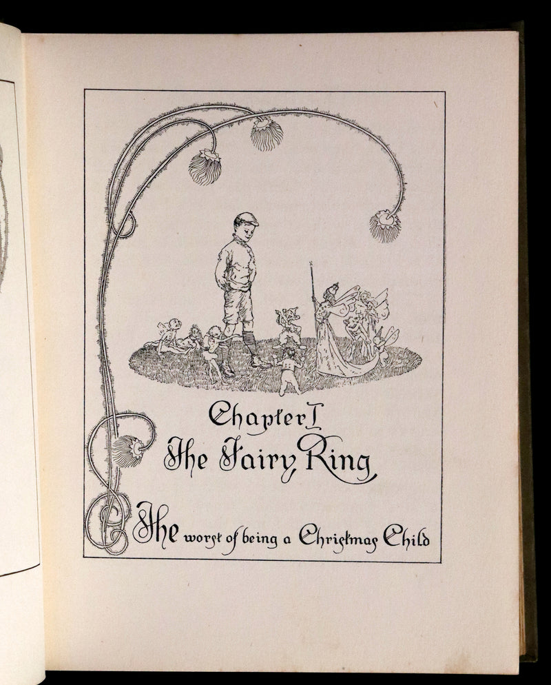 1912 Rare First Edition - The Fairies and the Christmas Child illustrated by Willy Pogany.