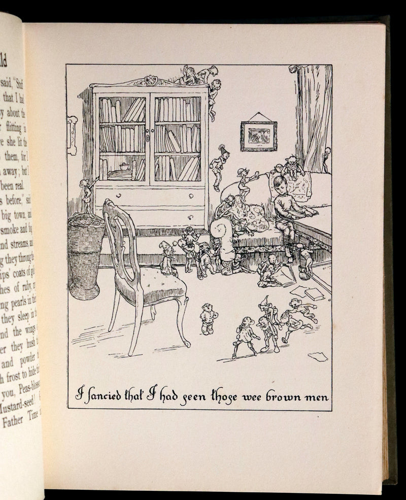 1912 Rare First Edition - The Fairies and the Christmas Child illustrated by Willy Pogany.
