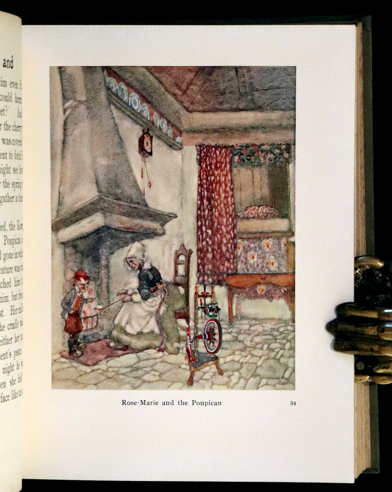 1912 Rare First Edition - The Fairies and the Christmas Child illustrated by Willy Pogany.