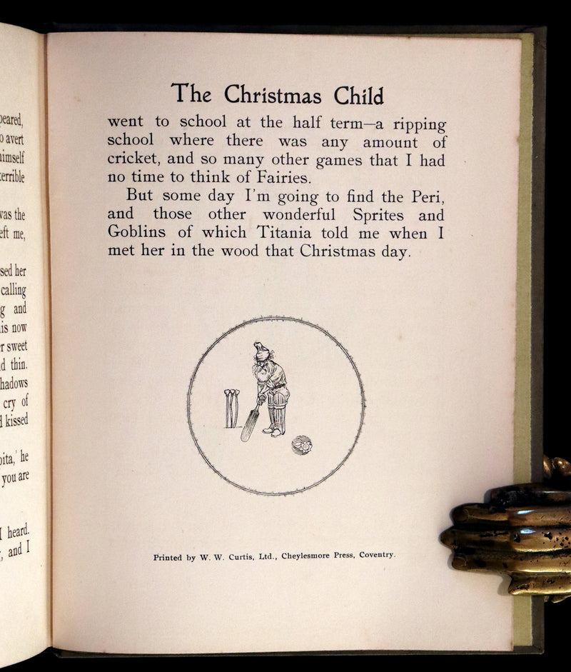 1912 Rare First Edition - The Fairies and the Christmas Child illustrated by Willy Pogany.