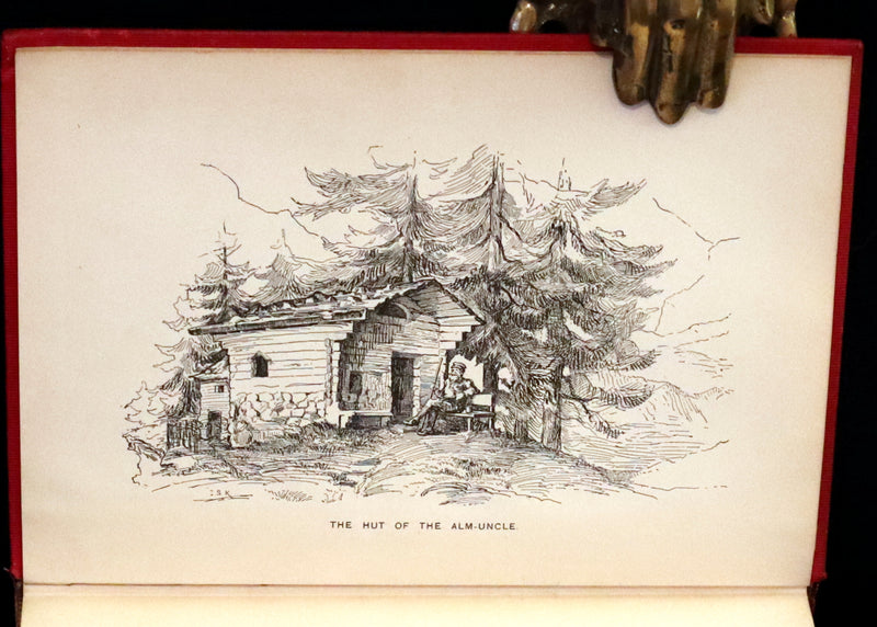 1899 Rare Book - HEIDI, A Little Swiss Girl's City and Mountain Life by Johanna Spyri.