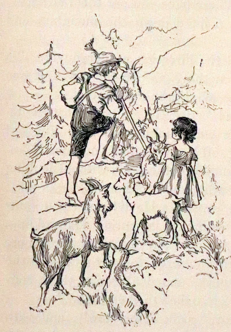 1899 Rare Book - HEIDI, A Little Swiss Girl's City and Mountain Life by Johanna Spyri.