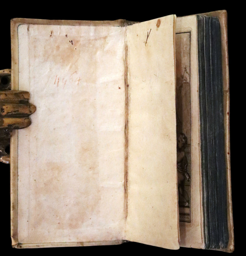 1690 Scarce French Vellum Book - Theology of the Heart - Le Theologie du Coeur by Pierre Poiret.