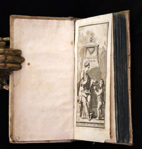 1690 Scarce French Vellum Book - Theology of the Heart - Le Theologie du Coeur by Pierre Poiret.