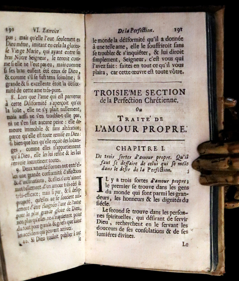 1690 Scarce French Vellum Book - Theology of the Heart - Le Theologie du Coeur by Pierre Poiret.