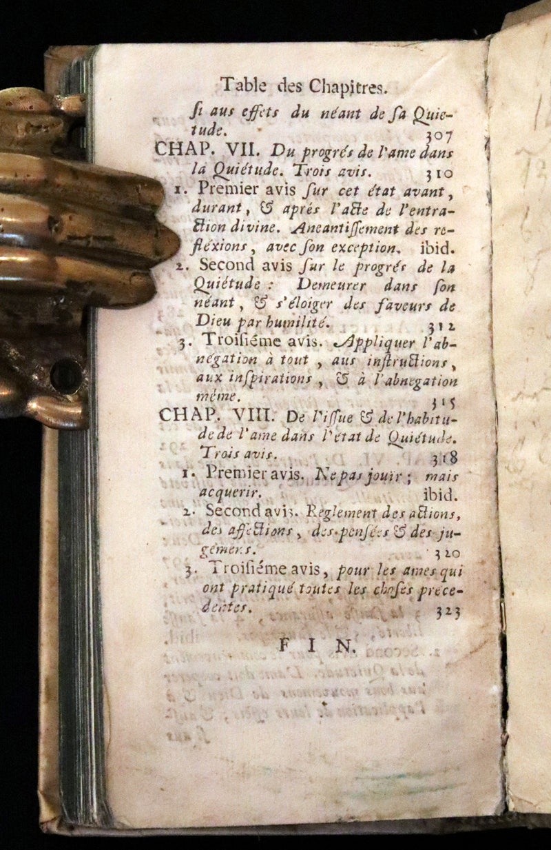 1690 Scarce French Vellum Book - Theology of the Heart - Le Theologie du Coeur by Pierre Poiret.