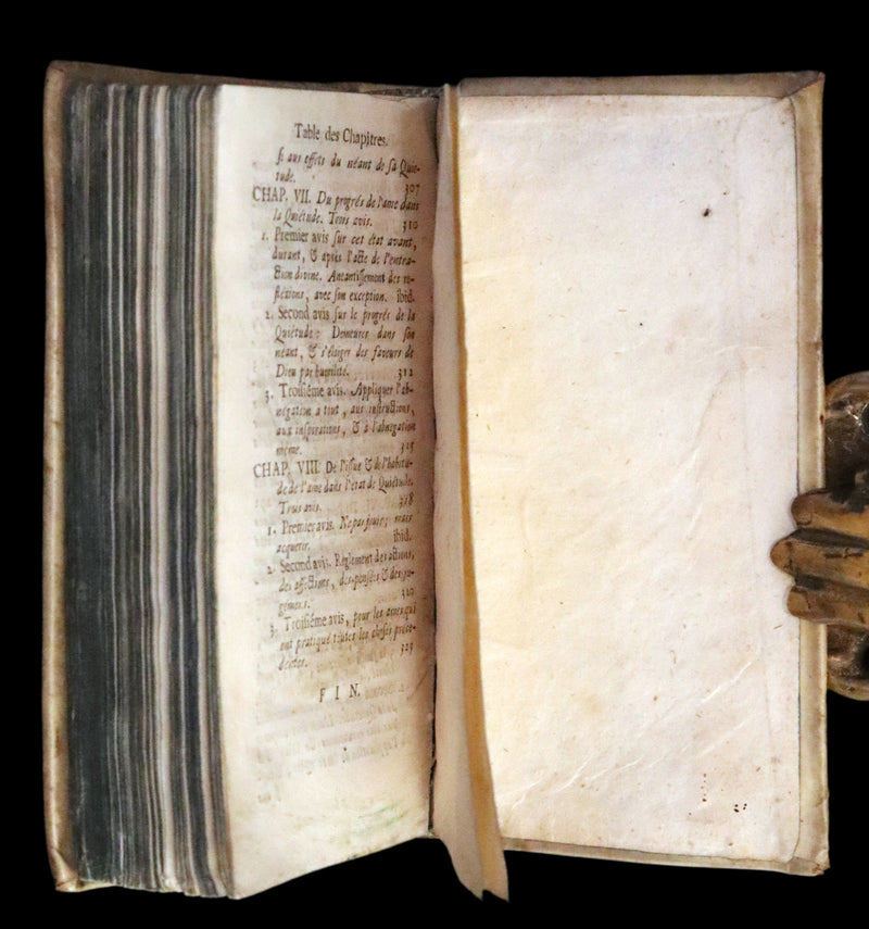 1690 Scarce French Vellum Book - Theology of the Heart - Le Theologie du Coeur by Pierre Poiret.