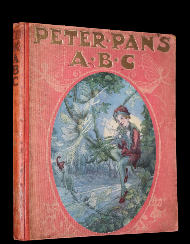 1913 Rare First UK Edition - Peter Pan's ABC Illustrated in Colour by Flora White.