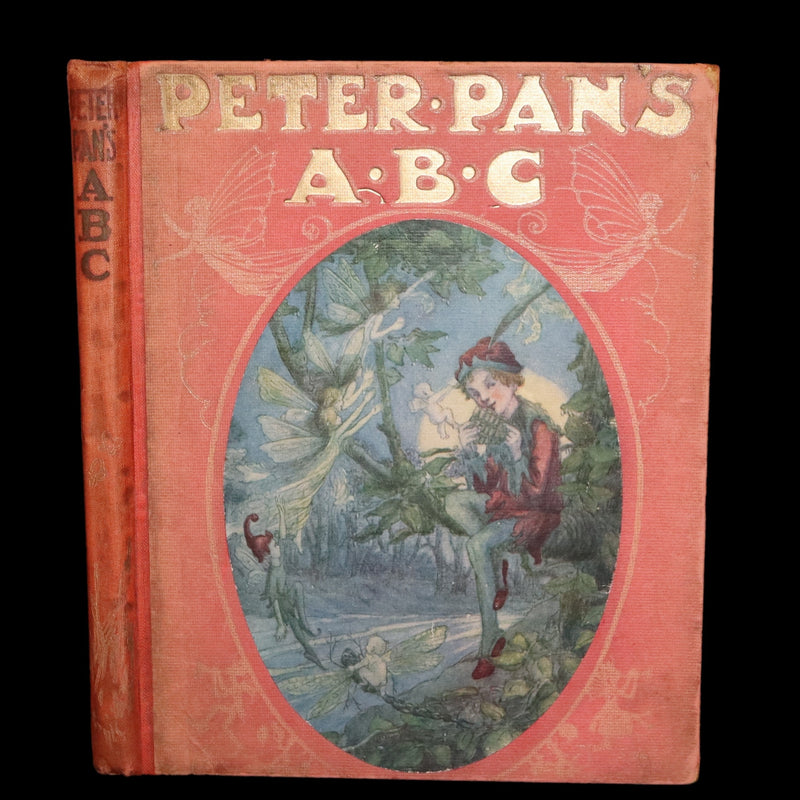 1913 Rare First UK Edition - Peter Pan's ABC Illustrated in Colour by Flora White.