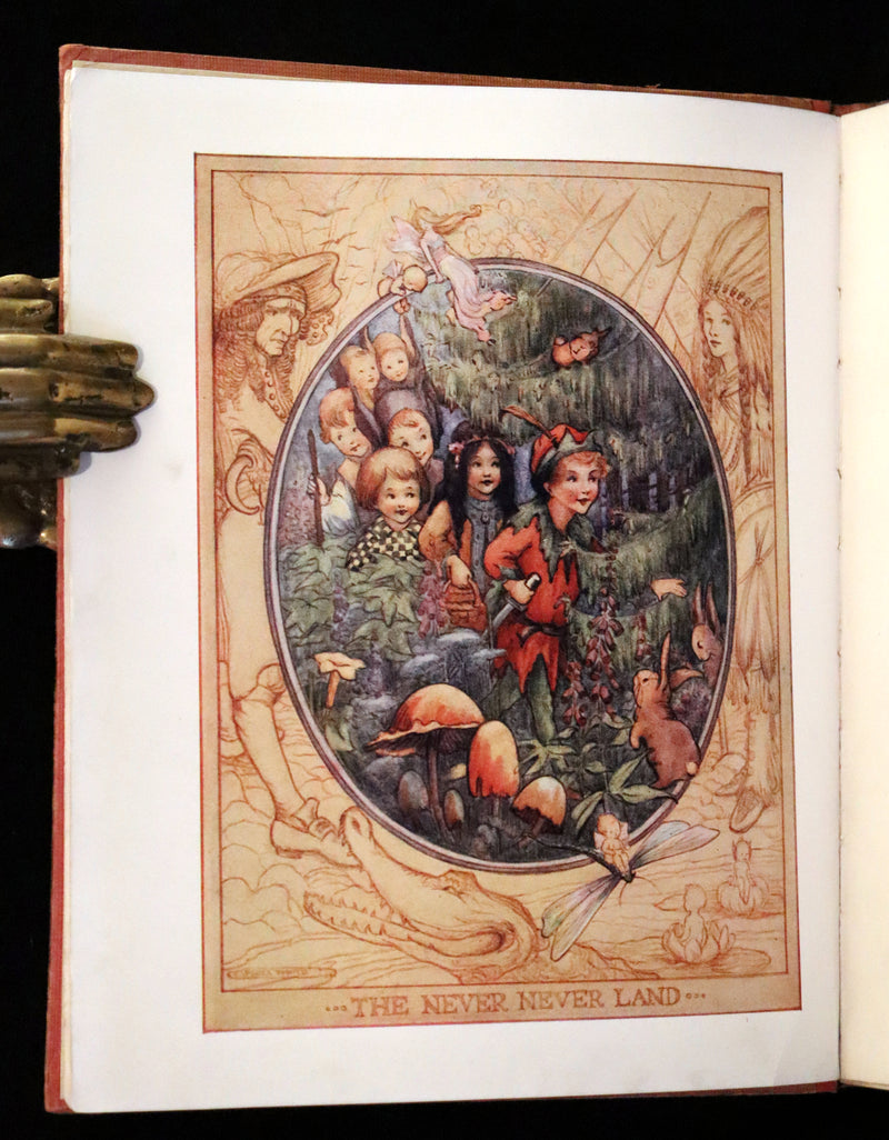 1913 Rare First UK Edition - Peter Pan's ABC Illustrated in Colour by Flora White.