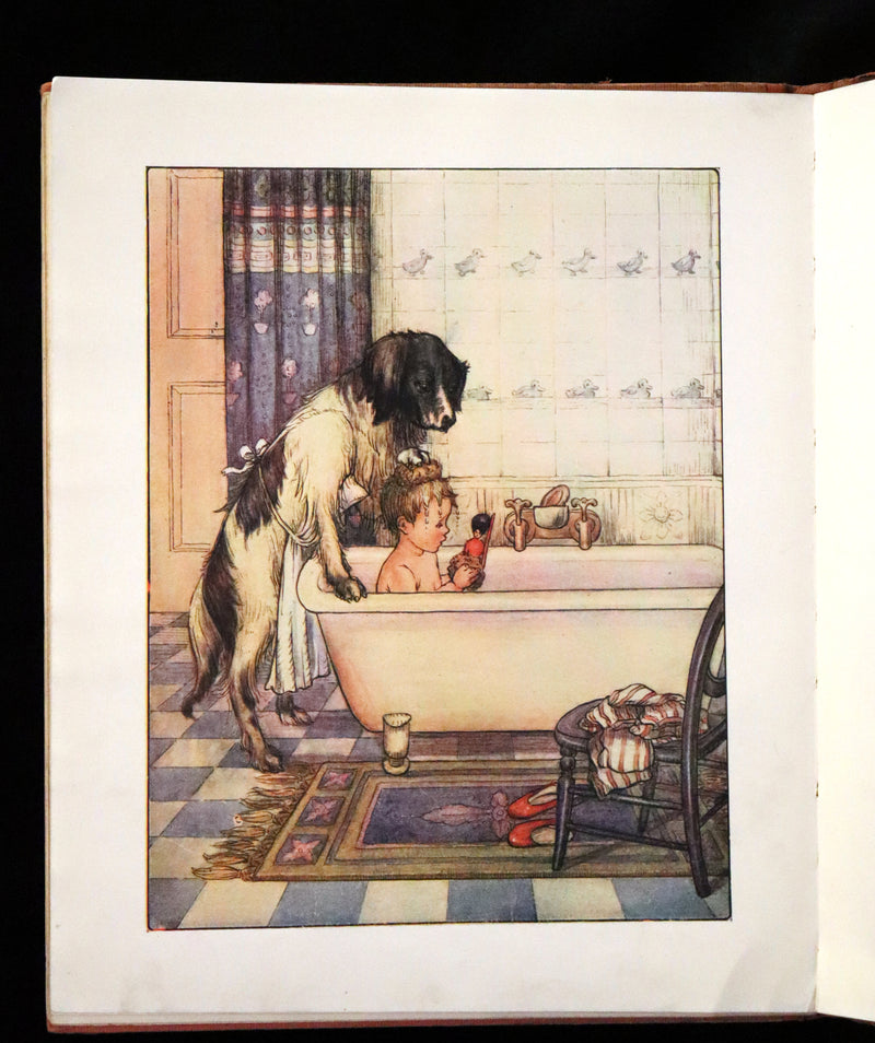 1913 Rare First UK Edition - Peter Pan's ABC Illustrated in Colour by Flora White.