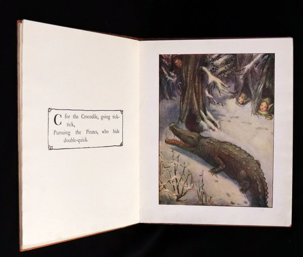 1913 Rare First UK Edition - Peter Pan's ABC Illustrated in Colour by Flora White.