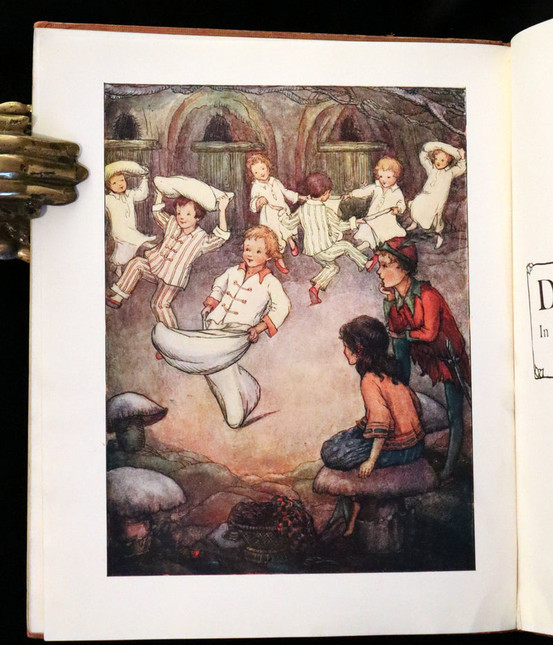 1913 Rare First UK Edition - Peter Pan's ABC Illustrated in Colour by Flora White.