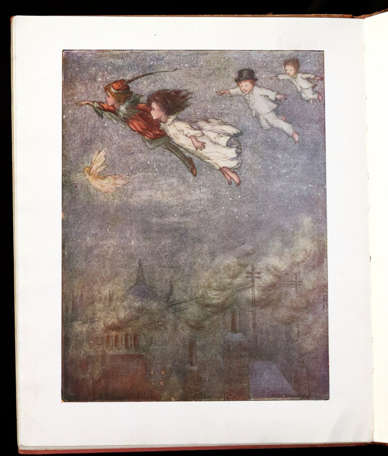 1913 Rare First UK Edition - Peter Pan's ABC Illustrated in Colour by Flora White.