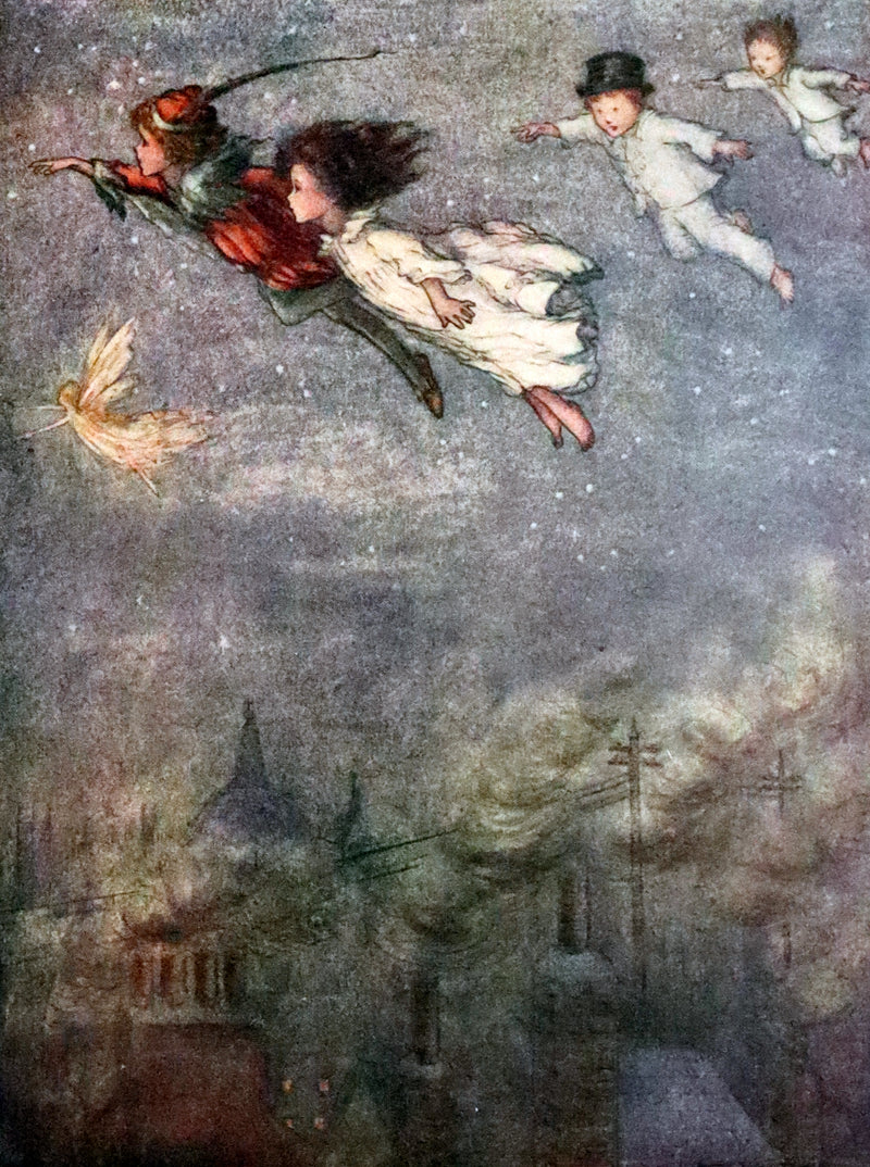 1913 Rare First UK Edition - Peter Pan's ABC Illustrated in Colour by Flora White.