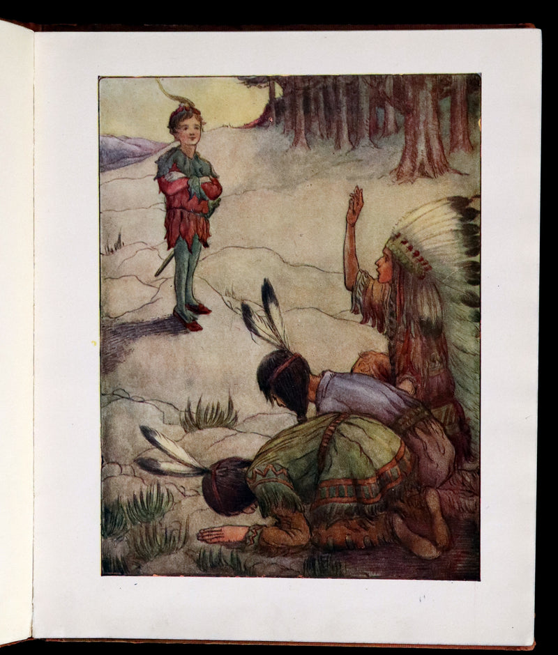 1913 Rare First UK Edition - Peter Pan's ABC Illustrated in Colour by Flora White.