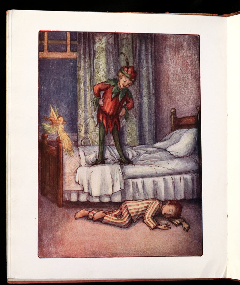 1913 Rare First UK Edition - Peter Pan's ABC Illustrated in Colour by Flora White.