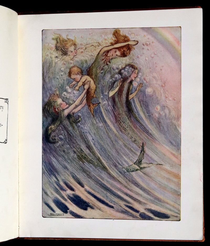 1913 Rare First UK Edition - Peter Pan's ABC Illustrated in Colour by Flora White.