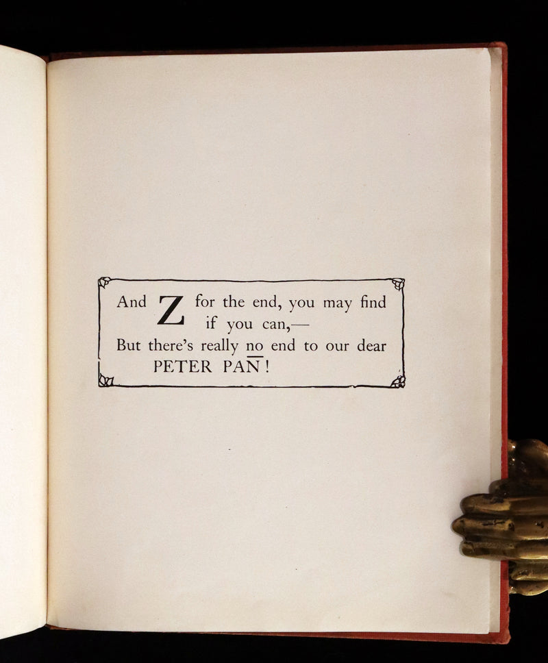 1913 Rare First UK Edition - Peter Pan's ABC Illustrated in Colour by Flora White.