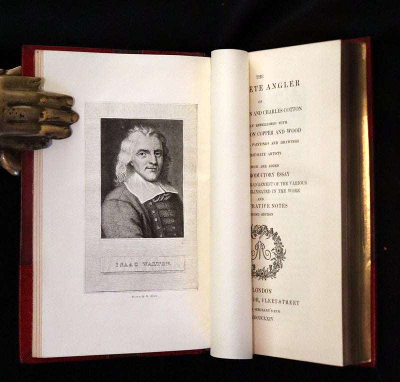 1904 Rare facsimile Book in a Root & Son Binding - The Complete Angler by Izaak Walton and Charles Cotton.