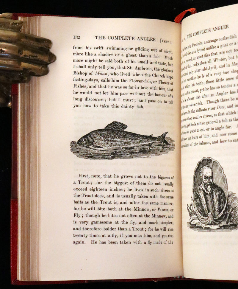1904 Rare facsimile Book in a Root & Son Binding - The Complete Angler by Izaak Walton and Charles Cotton.