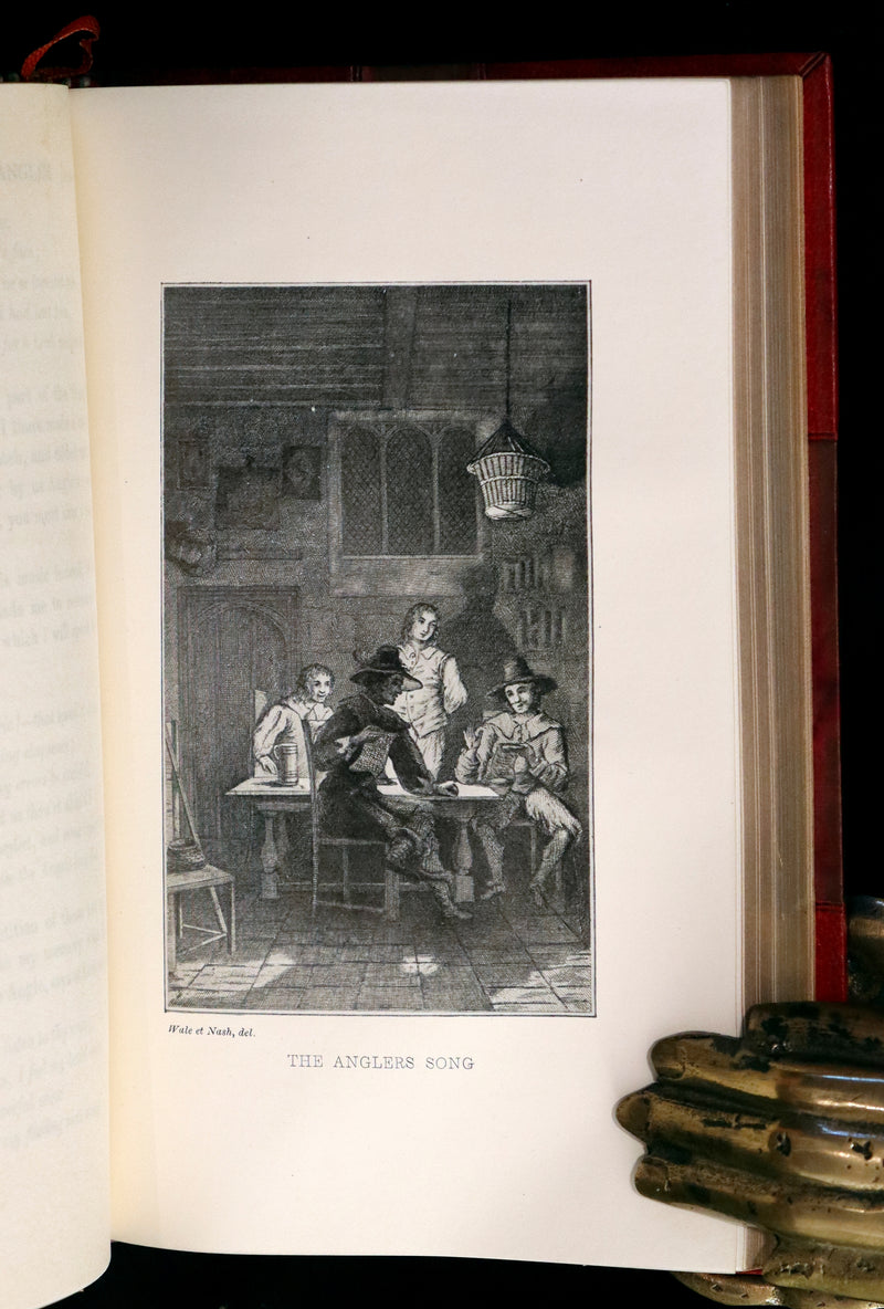 1904 Rare facsimile Book in a Root & Son Binding - The Complete Angler by Izaak Walton and Charles Cotton.