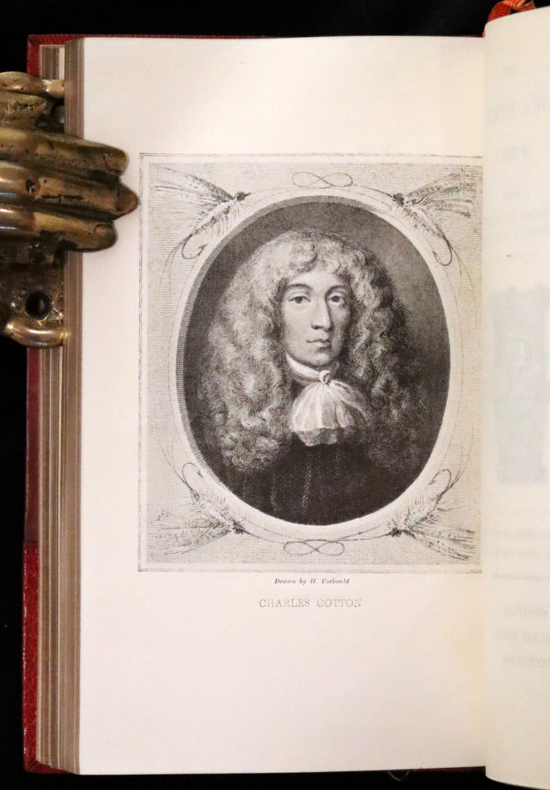 1904 Rare facsimile Book in a Root & Son Binding - The Complete Angler by Izaak Walton and Charles Cotton.