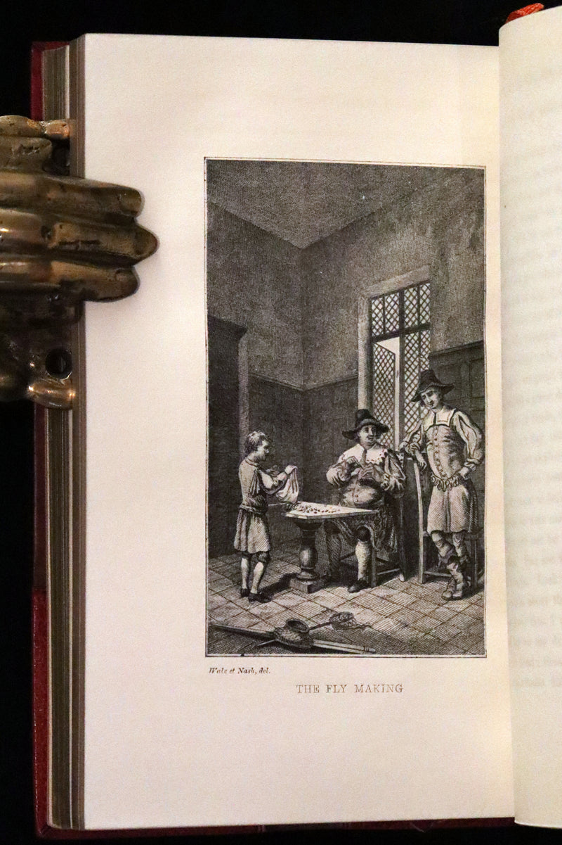 1904 Rare facsimile Book in a Root & Son Binding - The Complete Angler by Izaak Walton and Charles Cotton.