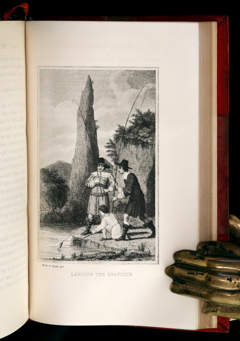 1904 Rare facsimile Book in a Root & Son Binding - The Complete Angler by Izaak Walton and Charles Cotton.