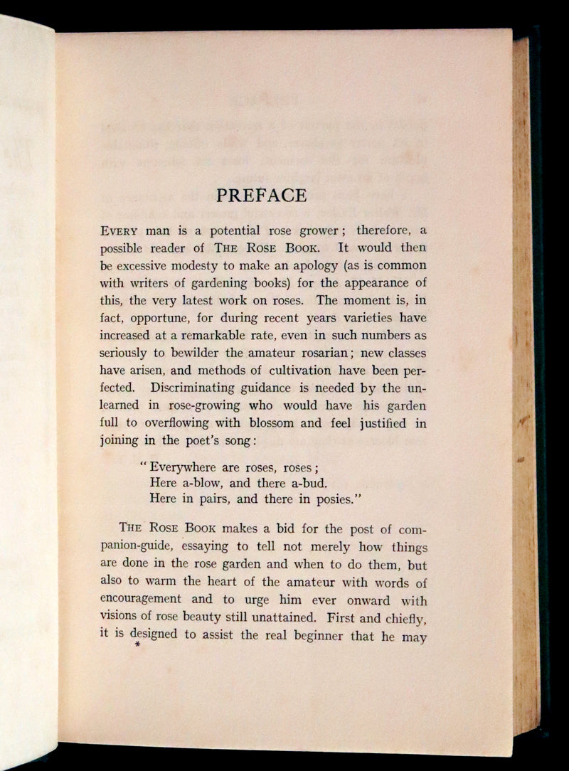 1913 Scarce First Edition - THE ROSE BOOK, A Complete Guide for Amateur Rose Growers by H.H. Thomas.