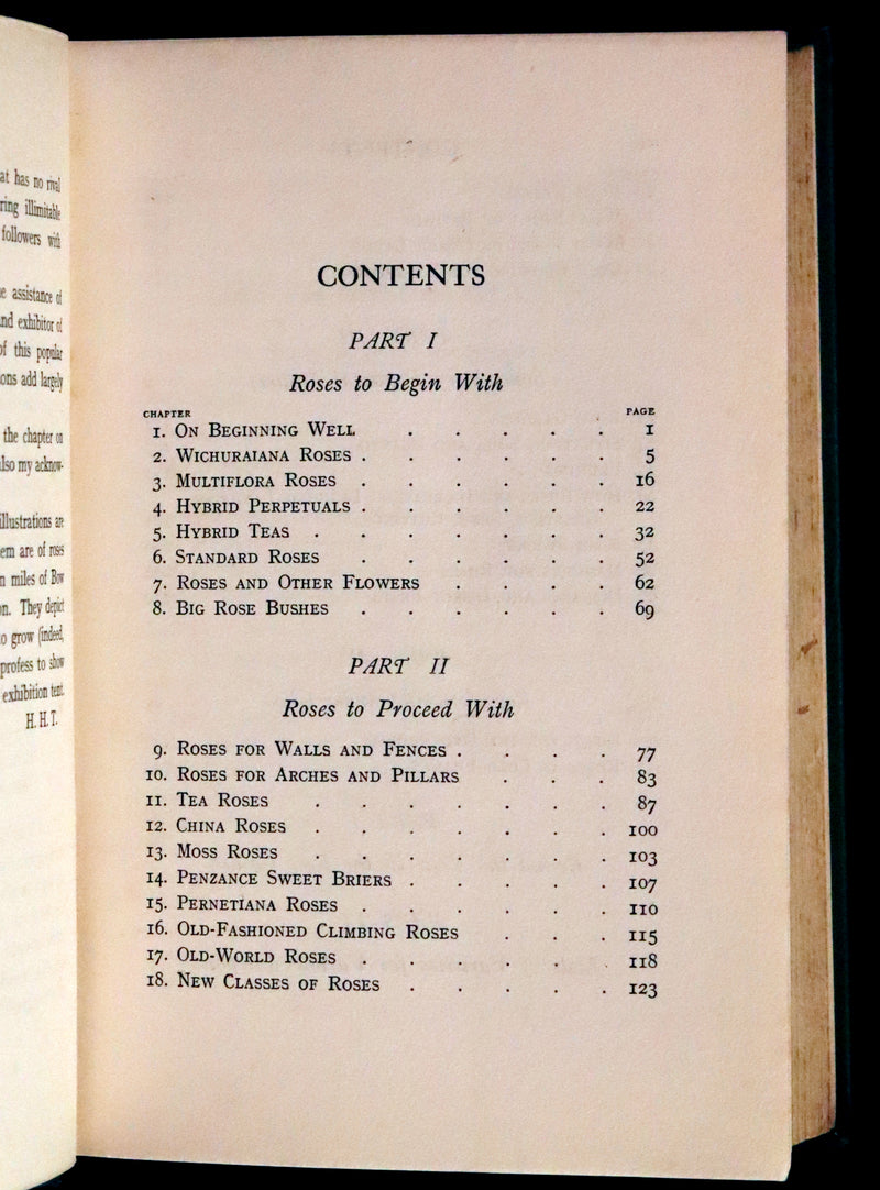 1913 Scarce First Edition - THE ROSE BOOK, A Complete Guide for Amateur Rose Growers by H.H. Thomas.