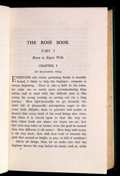 1913 Scarce First Edition - THE ROSE BOOK, A Complete Guide for Amateur Rose Growers by H.H. Thomas.