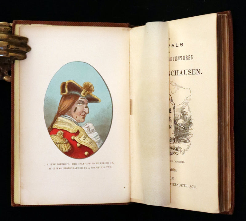 1859 Rare Edition - Travels & Adventures of Baron Munchausen, Extra-Illustrated.