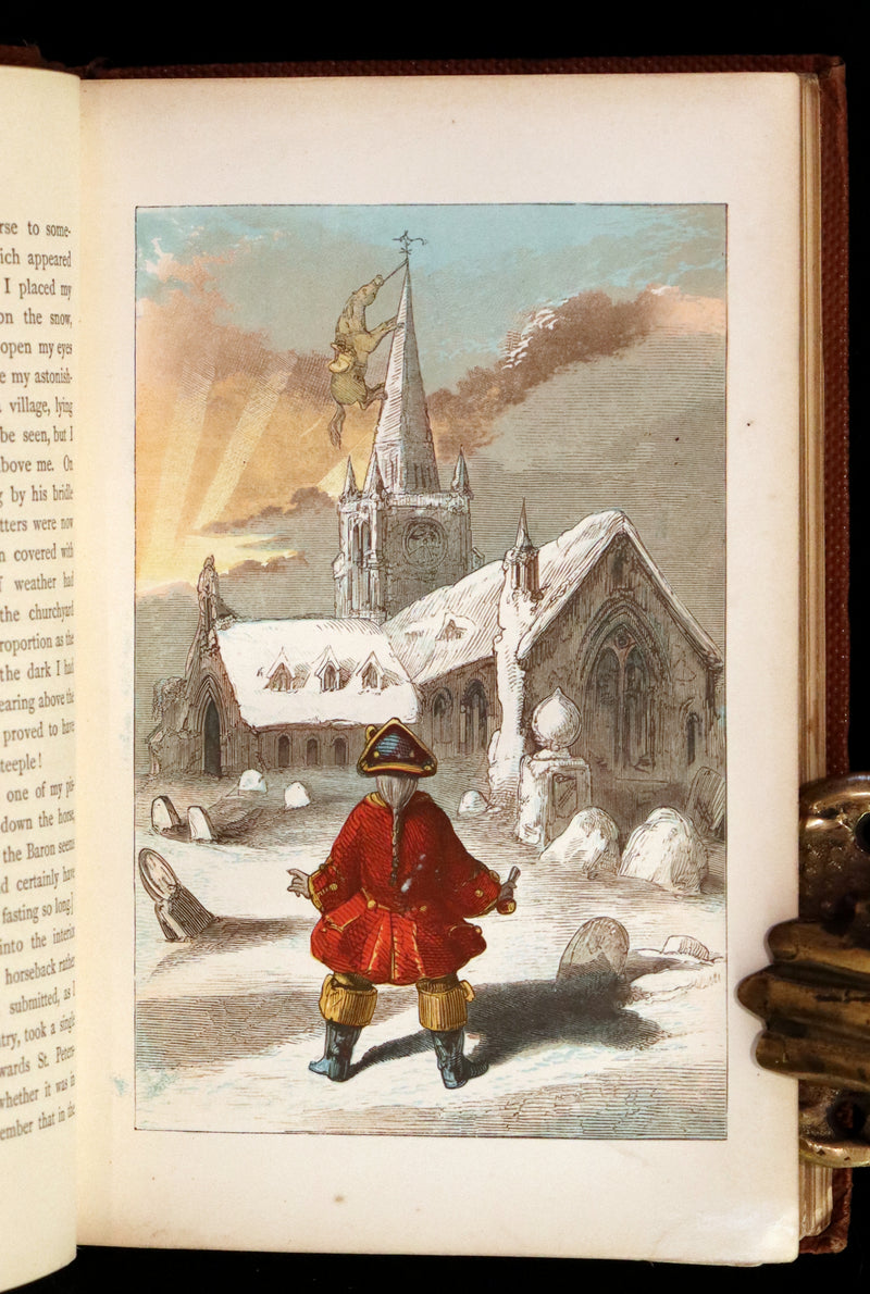 1859 Rare Edition - Travels & Adventures of Baron Munchausen, Extra-Illustrated.